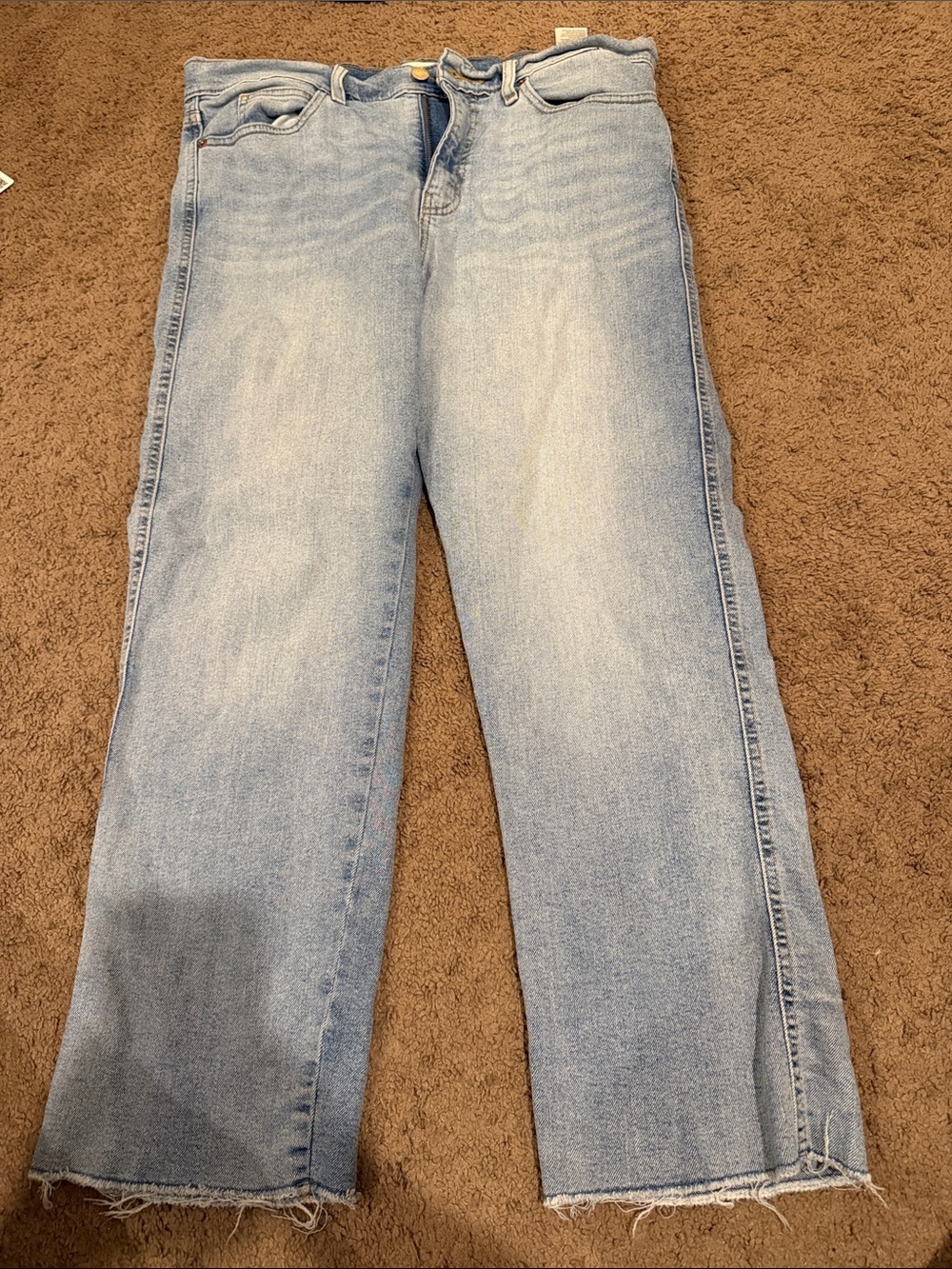 Levi's Light Wash Wide Leg Jeans